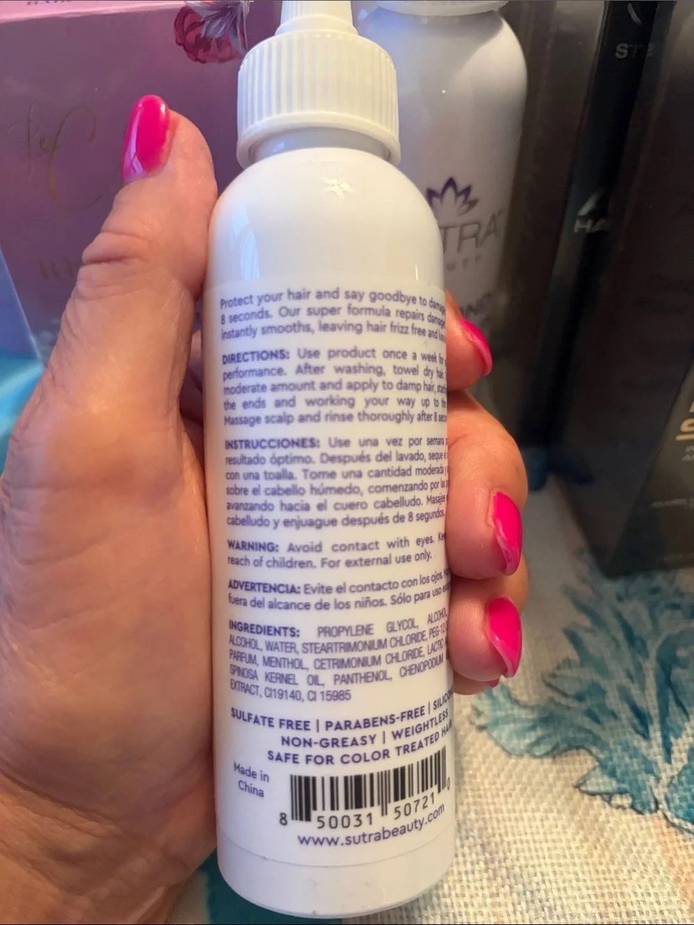 SUTRA Beauty 8 Second Miracle Mask Conditioner – White